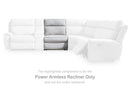 Social Pointe Reclining Sectional with Storage Console