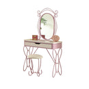 Priya II White & Light Purple Vanity Set