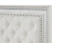Stella Mia E.King & Queen Bed White & White