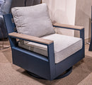 East Beach Outdoor Swivel Glider Chair with Cushion