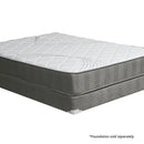 EDREA White/Gray 10" Tight Top Pocket Coil, Full