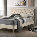 VIVAR Cal.King, E.King, Full, & Twin Bed, Beige