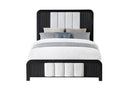 Beckett White/Black Bed