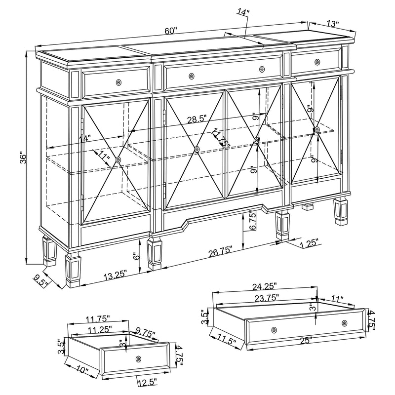 Aconitum Accent Cabinet