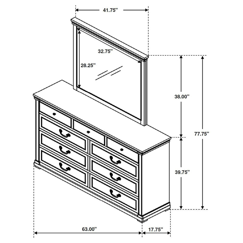 Hillcrest Dresser With Mirror