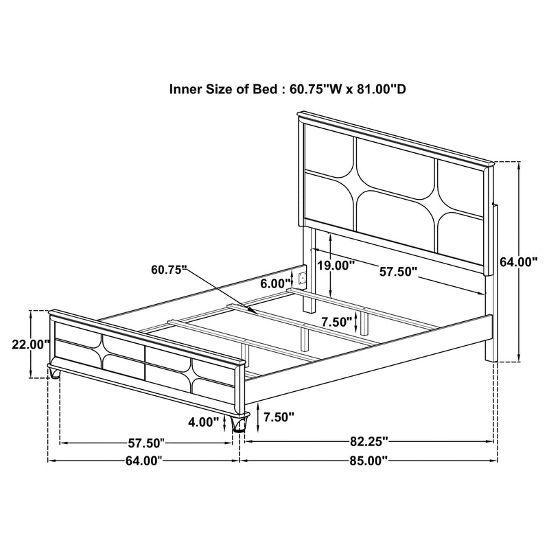 Olivia 5 Pc Bedroom Set