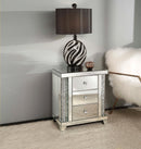Noralie Mirrored & Faux Diamonds Accent Table