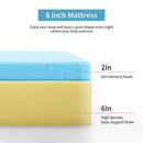 Artemisia 8" Memory Foam Mattress White