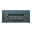 Fidel 74'' TV Console w/ Electric Fireplace