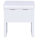 Harvey Makeup Vanity Table with Mirror and Stool