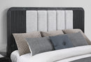 Beckett White/Black Bed Group with Cooler and Speaker