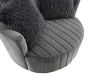 Hoople Channel Tufted Swivel Chair