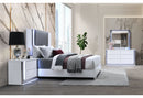 Ylime-Smooth White- Fully Slatted with Vanity Set-N