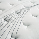 AFTON White/Gray 12" Euro Box Pocket Coil, Cal.King, E king, Full, & Queen