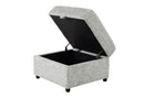 U9401 Nickel Sofa Bed Ottoman with Storage