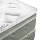 JALEN White 9" Euro Top Mattress, Twin