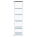 Aero Curio Cabinet with LED Lighting