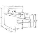 Amador Track Arm Sofa Set