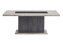 D8030 Dining Table with Storage Drawers and Storage Door