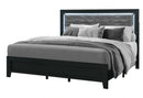 Reid Black Bed Group with LED