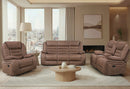 U2250 Brown Console Reclining Loveseat