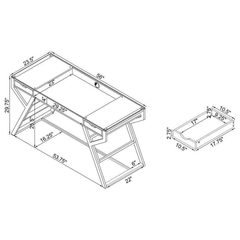 Emelle Writing Desk