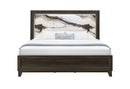 Harmony Brown Bed with LED