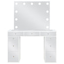 Regina Makeup Vanity Table with LED Mirror and Stool