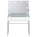 Eliza Makeup Vanity Table with LED Mirror and Stool