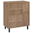 Teller 2-door Shoe Storage Cabinet Natural Oak