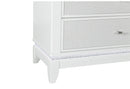 Alina White Dresser with LED