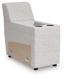 Modmax II Power Reclining Sectional with Chaise and Consoles