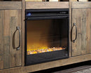 Wildenauer 76" TV Stand with Electric Fireplace