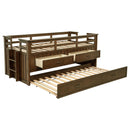 Carlsbad Queen Beds Brown & Grey image