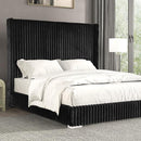 Cadwell E.King, Queen, & Full Bed White, Gray, & Black