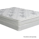 JALEN White 9" Euro Top Mattress, E.King