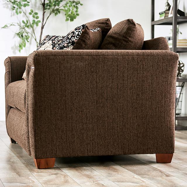 BELSIZE Sofa, Chocolate/Tan