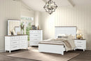 Pinetop Twin & Full Bed White & Blue
