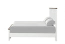 Pinetop Twin & Full Bed White & Blue