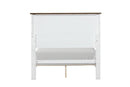 Pinetop Twin & Full Bed White & Blue