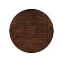 MEAGAN II Brown Cherry Round Counter Ht. Table