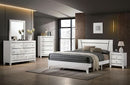 MAGDEBURG Cal.King Bed, Black & White