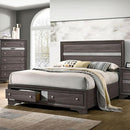 CHRISSY E.King, Full, & Queen Bed White, Grey, & Black