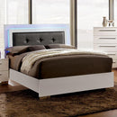 CLEMENTINE Glossy White E.King, Full,& Queen Bed