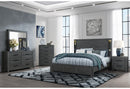 CYPRESS DARK GREY QUEEN BED GROUP