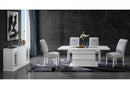 MONACO WHITE DINING TABLE + MONACO DC