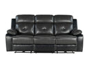 U5050 BLANCHE CHARCOAL/BLACK POWER RECLINING SOFA