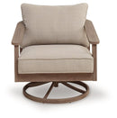 Harmony Headlands Outdoor Swivel Lounge with Cushion