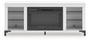 Brollevi 60" TV Stand with Electric Fireplace