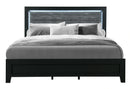 Reid Black Bed with LED